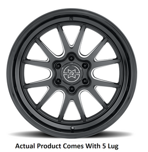 Method Race Wheels Wheel MR80221050518N 802 Raised; 20 Inch Diameter x 10 Inch Width; 5 x 127 Millimeter/5 x 5.00 Inch Bolt Pattern; -18 Millimeter Offset; 4.74 Inch Backspacing; 60 Degree Conical Seat Lug; 71.50 Millimeter Center Bore; 6 Split Spoke