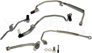 Fits 2015-2023 Ford Mustang Dorman Turbocharger Coolant Line 667-827 OE Solutions; OE Replacement; Steel