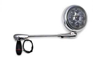 Unity Spotlight 201056 Unity LED; 30 Watt LED; 6 Inch Chrome Housing; White Light; Post Mount