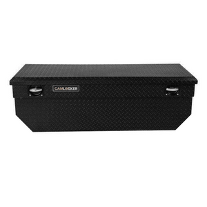 Camlocker Tool Box RV57BL MB Chest With Beveled Corners; Single Lid; Diamond Tread; Matte Black; Aluminum Camlocker Tool Box RV57BL MB Chest With Beveled Corners; Single Lid; Diamond Tread; Matte Black; Aluminum