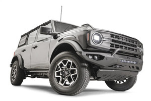 Fab Fours Bumper FB21-D5252-B Vengeance; One Piece Design; Direct Fit; Mounting Hardware Included; With Pre-Runner Guard; Without Winch Mount; Without Tow Hooks; Bare Steel; With Epoxy Primer Fab Fours Bumper FB21-D5252-B Vengeance; One Piece Design; Direct Fit; Mounting Hardware Included; With Pre-Runner Guard; Without Winch Mount; Without Tow Hooks; Bare Steel; With Epoxy Primer