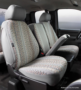 Fia Seat Cover TR47-43 GRAY Wrangler; 40/20/40 Split Seat With Adjustable Headrests; Saddle Blanket; Gray; For One Row Fia Seat Cover TR47-43 GRAY Wrangler; 40/20/40 Split Seat With Adjustable Headrests; Saddle Blanket; Gray; For One Row