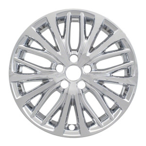Premium Chrome Wheel Skins for 2018-2023 Toyota Camry | Set of 4 | Snap-On, High-Quality ABS, UV Protected Premium Chrome Wheel Skins for 2018-2023 Toyota Camry | Set of 4 | Snap-On, High-Quality ABS, UV Protected