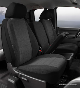 Fia Seat Cover OE37-43 CHARC Oe; 40/20/40 Split Seat with Adjustable Headrests; Tweed; Charcoal; For One Row Fia Seat Cover OE37-43 CHARC Oe; 40/20/40 Split Seat with Adjustable Headrests; Tweed; Charcoal; For One Row