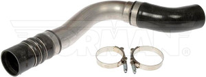 Dorman Turbocharger Intercooler Pipe 667-030 OE Solutions; OE Replacement; 25.2 Inch Length; 3-1/2 Inch Outside Diameter; Black; Steel/Rubber; With 1 Clamp Dorman Turbocharger Intercooler Pipe 667-030 OE Solutions; OE Replacement; 25.2 Inch Length; 3-1/2 Inch Outside Diameter; Black; Steel/Rubber; With 1 Clamp