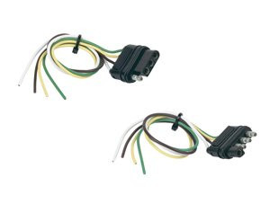 Hopkins MFG Trailer Wiring Connector 48175 Trailer Side And Vehicle Side; 2/12 Inch Wire Length; Without Splice Connectors Hopkins MFG Trailer Wiring Connector 48175 Trailer Side And Vehicle Side; 2/12 Inch Wire Length; Without Splice Connectors