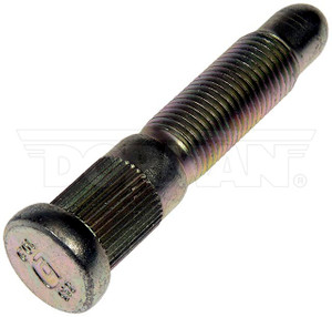 Dorman Wheel Stud 610-643 Auto Grade; OE Replacement; Serrated Stud; 1/2 Inch-14 Thread Size; Boxed; Pack Of 10 Dorman Wheel Stud 610-643 Auto Grade; OE Replacement; Serrated Stud; 1/2 Inch-14 Thread Size; Boxed; Pack Of 10