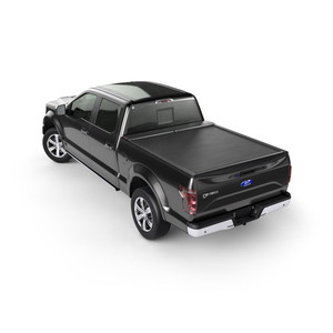 Roll-N-Lock Tonneau Cover LG103M M-Series; Manual Retractable; Lockable; Black; Vinyl