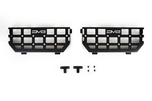 Fits 2021-2025 Ford Bronco DV8 Offroad Molle Cargo Panel MPBR-11 MOLLE; Direct Fit; Bolt-On; Powder Coated; Black; Steel; Set Of 2