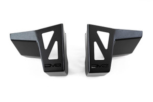 Fits 2024-2024 Toyota Tacoma DV8 Offroad Skid Plate SPTT1-06 Lower Shock Mounts and Links; With Drain Holes; Powder Coated; Black; Steel; Set Of 2