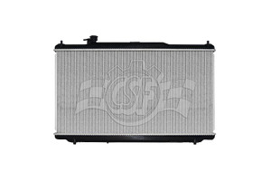 Fits 2015-2020 Acura TLX CSF Radiator 3863 Single Core Row; Downflow; Aluminum Core With Plastic Tanks; Without Transmission Cooler; Without Radiator Cap