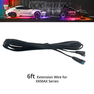 XK Glow Light Bar Wiring Harness MX-WIRE-6FT XKmax; For XKmax Series Parts; 6 Foot Length; With 3-Pin Connectors