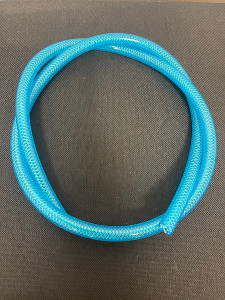 Helix Racing Fuel Line 140-0105 For Powersport Applications; High Pressure Handles Up To 200 PSI; 10 Foot Length; 1/4 Inch Inner Diameter; Blue; Nylon Interbraid Polyurethane