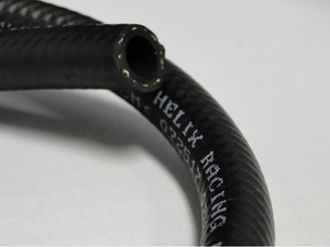 Helix Racing Fuel Line 380-9313 OE BLACK FI; For Powersport Applications; 10 Foot Length; 3/8 Inch Inner Diameter; Black; Rubber; Meets SAE 30R9