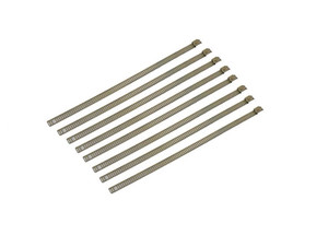 Helix Racing Wire Tie 304-0509 8 Inch Length; Ladder Style; Pack Of 8; Natural; Stainless Steel Helix Racing Wire Tie 304-0509 8 Inch Length; Ladder Style; Pack Of 8; Natural; Stainless Steel