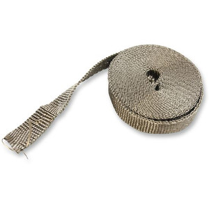 Helix Racing Exhaust System Wrap 527-1000 25 Foot Length; 1 Inch Width; Basalt/Bronze; Fiberglass; Withstands 1200 Degree Fahrenheit Direct Heat Helix Racing Exhaust System Wrap 527-1000 25 Foot Length; 1 Inch Width; Basalt/Bronze; Fiberglass; Withstands 1200 Degree Fahrenheit Direct Heat