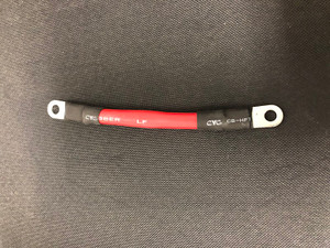 Helix Racing Battery Cable 680-6704 For Lawn And Garden Equipment/Powersports Vehicle Battery; Eyelet Terminal; Red Positive; 4 Inch