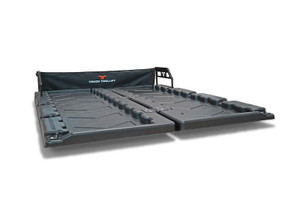 Truck Trolley Bed Slide TT2201 Foldable; 300 Pound Capacity; Black; HDPE Plastic Trays; Fits All Full Size Truck Beds With D-Loop; Tie Down To Truck Bed Truck Trolley Bed Slide TT2201 Foldable; 300 Pound Capacity; Black; HDPE Plastic Trays; Fits All Full Size Truck Beds With D-Loop; Tie Down To Truck Bed