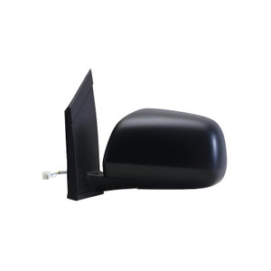 Fits 2004-2010 Toyota Sienna K-Source Exterior Mirror 70078T OEM Replacement; Single; Black; Electric; Foldaway; With Heated Mirrors; Without Turn Signal Indicators; With Wiring Harness