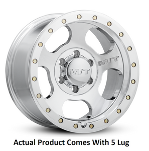 Mickey Thompson Wheel Wheel 274642 Canyon Pro; 17 Inch Diameter x 9 Inch Width; 5 x 127 Millimeter/5 x 5.00 Inch Bolt Pattern; -12 Millimeter Offset; 4.5 Inch Backspacing; 60 Degree Conical Seat Lug; 71.60 Millimeter Center Bore; 5 Hole Slot Design