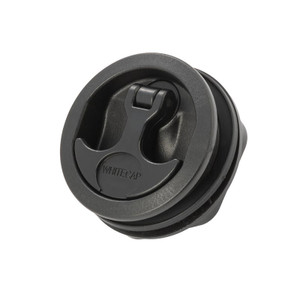WhiteCap Industries Drawer Latch 3226BC Locking Latch; Black; Nylon; Single; 3 Inch Outside Diameter x 2-1/2 Inch Cut Out; With Stainless Steel Nut WhiteCap Industries Drawer Latch 3226BC Locking Latch; Black; Nylon; Single; 3 Inch Outside Diameter x 2-1/2 Inch Cut Out; With Stainless Steel Nut