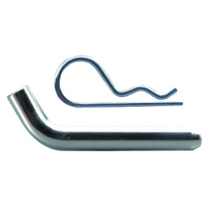 Master Lock Starter Sentry Trailer Hitch Pin 370DAT Bent Pin; 1/2 Inch Diameter; 2-1/2 Inch Length; With Pin Clip; Steel; Single Master Lock Starter Sentry Trailer Hitch Pin 370DAT Bent Pin; 1/2 Inch Diameter; 2-1/2 Inch Length; With Pin Clip; Steel; Single