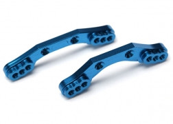 Traxxas Remote Control Vehicle Shock Absorber Mount 7537X Front and Rear; Blue Anodized; Aluminum
