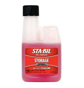 Sta-Bil Fuel Additive 22256 Fuel Stabilizer; For Gasoline; Treats Up To 10 Gallons; 4 Ounce Bottle; Single