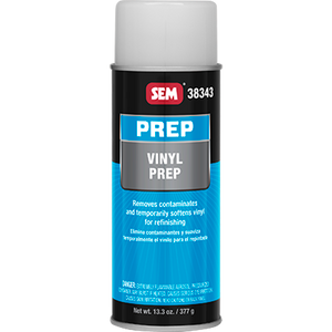 SEM Vinyl Cleaner 38343 16 Ounce Aerosol Can; Clear; Single SEM Vinyl Cleaner 38343 16 Ounce Aerosol Can; Clear; Single