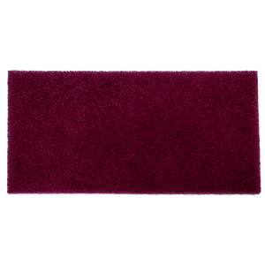 SEM Sanding Pad SA4947 Used For Fast Cutting/Long Life/Consistent Finish On All Substrates; Maroon; Scuff Pad; 4-1/2 Inch Width x 9 Inch Length; Pack Of 25