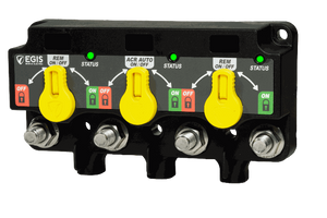 Egis Battery Disconnect Switch 8730-1535 XD Triple - Flex 2 Series; For Marine Application; 8 To 36 Volt DC; Rotary Switch; 500 Amp; With Knob; 1.3 Amp Off-State Current Draw; 1500 Amp Max Cranking Current Egis Battery Disconnect Switch 8730-1535 XD Triple - Flex 2 Series; For Marine Application; 8 To 36 Volt DC; Rotary Switch; 500 Amp; With Knob; 1.3 Amp Off-State Current Draw; 1500 Amp Max Cranking Current