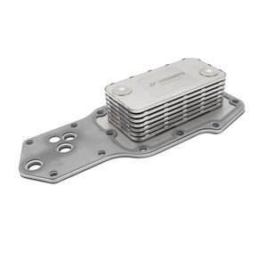 Mishimoto Fluid Cooler MMOC-RAM-94 For Engine Oil; 14 Row Cooler; 0.67 Inch Inlet; 0.67 Inch Outlet; With Three Oil Cooler Gaskets