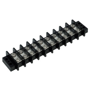 Egis Wire Terminal Block 2265-10 10 Circuit; Tin Plated Copper Connector; 65 Amp; 240 Volt AC/DC; 8 Inch Length x 1.8 Inch Width Wire; Screw Terminal; Black; Phenolic Egis Wire Terminal Block 2265-10 10 Circuit; Tin Plated Copper Connector; 65 Amp; 240 Volt AC/DC; 8 Inch Length x 1.8 Inch Width Wire; Screw Terminal; Black; Phenolic