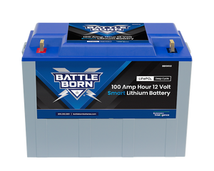 Battle Born Batteries Battery BB10012I Group 31; 12 Volt; 720 Cold Cranking Amps; Top Terminals; Lithium; Deep Cycle Battery; 100 Ampere Hour Capacity; Built In Smart Dragonfly IntelLigence Technology; 12.76 Inch Length; 6.86 Inch Width Battle Born Batteries Battery BB10012I Group 31; 12 Volt; 720 Cold Cranking Amps; Top Terminals; Lithium; Deep Cycle Battery; 100 Ampere Hour Capacity; Built In Smart Dragonfly IntelLigence Technology; 12.76 Inch Length; 6.86 Inch Width