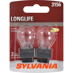 Sylvania Silverstar Backup Light Bulb 34552 Long Life; 3156; Incandescent; Clear; Set Of 2; Blister Pack Sylvania Silverstar Backup Light Bulb 34552 Long Life; 3156; Incandescent; Clear; Set Of 2; Blister Pack
