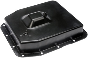 Dorman OE Solutions Auto Trans Oil Pan | Inexpensive Steel Replacement | Black Finish With Drain Plug