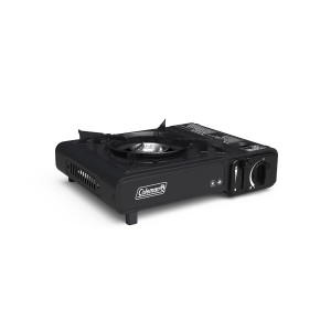 Coleman Stove 2157595 Classic; Portable Camping; Black; Instastart ignition; 7650 BTU; 1 Adjustable Burner; With Removable Grates; Fuel Type - Propane/Butane; Fits One 10 Inch Pan; Porcelain Coated Grate/Aluminum Burner Coleman Stove 2157595 Classic; Portable Camping; Black; Instastart ignition; 7650 BTU; 1 Adjustable Burner; With Removable Grates; Fuel Type - Propane/Butane; Fits One 10 Inch Pan; Porcelain Coated Grate/Aluminum Burner