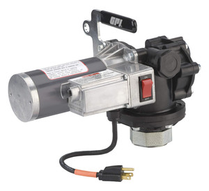 GPI Liquid Transfer Tank Pump 118003-2 For Use With Chemical; Electric; 115 Volt AC; 8 Gallon Per Minute; 16 PSI Working Pressure; 1 Inch FNPT Outlet; With Union Ring And Power Cord; Do Not Use With Gasoline/Diesel Fuel/Micro-Encapsulated Chemicals GPI Liquid Transfer Tank Pump 118003-2 For Use With Chemical; Electric; 115 Volt AC; 8 Gallon Per Minute; 16 PSI Working Pressure; 1 Inch FNPT Outlet; With Union Ring And Power Cord; Do Not Use With Gasoline/Diesel Fuel/Micro-Encapsulated Chemicals