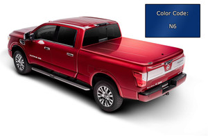 Fits 2017-2020 Ford F-150 UnderCover Tonneau Cover UC2156L-N6 LUX SE Series; Tilt-Up; Lockable; Blue Lightning Effect- Vehicle Color Code N6; ABS Composite Material