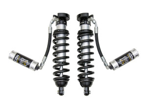 Fits 1996-2004 Toyota Tacoma Icon Vehicle Dynamics Coil Over Shock Absorber 58715C Adjustable Valving; 0 To 3 Inch Lift; Pigtail Spring; Black/Gray; With Remote Reservoir; Set Of 2 Fits 1996-2004 Toyota Tacoma Icon Vehicle Dynamics Coil Over Shock Absorber 58715C Adjustable Valving; 0 To 3 Inch Lift; Pigtail Spring; Black/Gray; With Remote Reservoir; Set Of 2