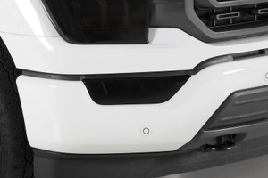 Fits 2021-2023 Ford F-150 GT Styling Driving/Fog Light Cover GT0183FS Driving/Fog Light Cover; Direct-Fit; Smoke; Acrylic; Without Logo; 3M Dual Lock; Set Of 2