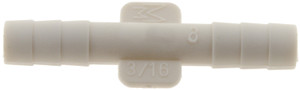 Dorman Vacuum Hose Connector 47303 Vacu-Tite; Straight Connector; 3/16 Inch Diameter; White; Plastic; Set of 2