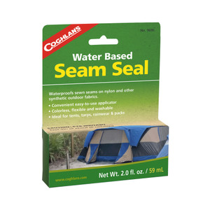 Coghlan s Water Repellent 9695 SEAM SEAL; Use To Seal Tents/Tarps/Rainwear/Packs; 2 Fluid Ounce; Colorless; Nylon; Waterproof; Single