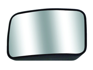 Enhanced Safety Blind Spot Mirror | CIPA USA | Black Manual Stick-On Wedge