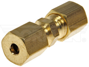 Dorman Compression Fitting 785-300D OE Solutions; 1/8 Inch Union Fitting; Brass; Pack Of 2 Dorman Compression Fitting 785-300D OE Solutions; 1/8 Inch Union Fitting; Brass; Pack Of 2