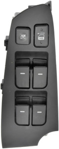 Dorman Power Window Switch 6 Button | Fits Various 2010-2013 Kia Forte | High-Quality Plastic, OE Replacement