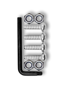 Anti-Theft License Plate Fasteners | Metric Stainless Steel Set | Prevent Plate Removal | 4 Pc Anti-Theft License Plate Fasteners | Metric Stainless Steel Set | Prevent Plate Removal | 4 Pc