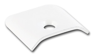 AP Products Side Molding End Cap | 10 Pack | Aluminum Polar White Finish AP Products Side Molding End Cap | 10 Pack | Aluminum Polar White Finish