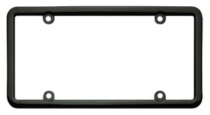 Enhance Your Ride with Classic Lite License Plate Frame | Black Finish | Easy Install