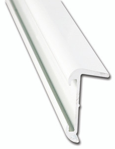 AP Products Insert Roof Edge Trim Molding | 16ft Polar White Aluminum | RV Industry Quality | USA Made AP Products Insert Roof Edge Trim Molding | 16ft Polar White Aluminum | RV Industry Quality | USA Made